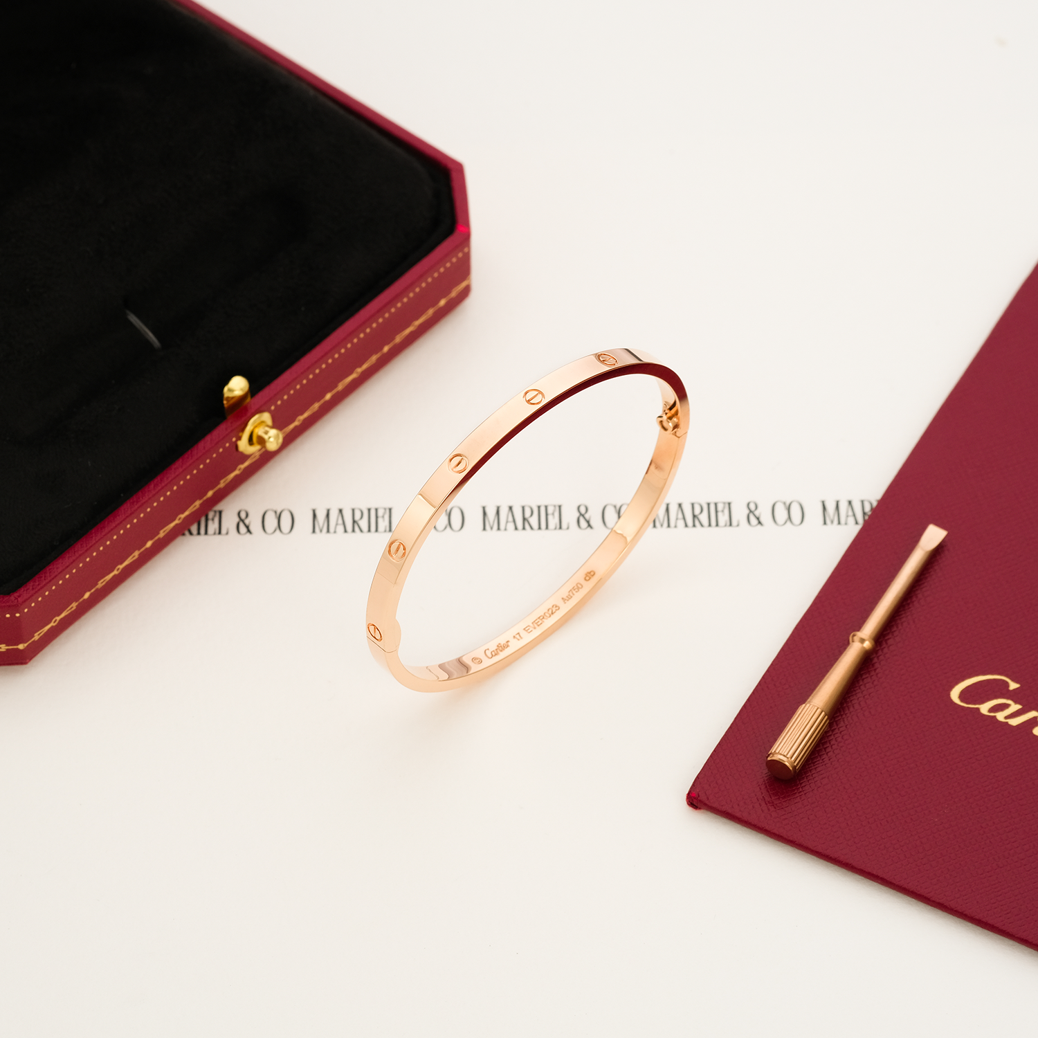 LOVE BRACELET SMALL MODEL, ROSE GOLD