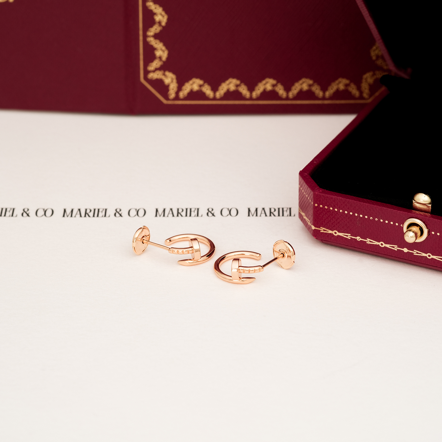 JUSTE UN CLOU EARRINGS, ROSE GOLD