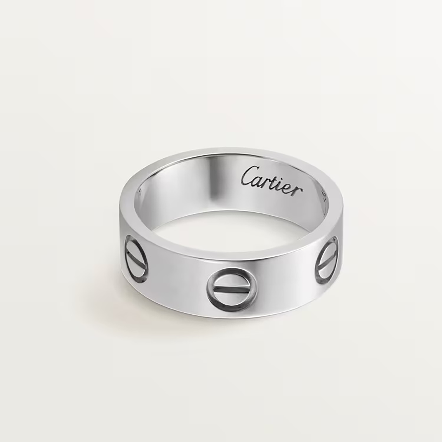 LOVE RING, WHITE GOLD