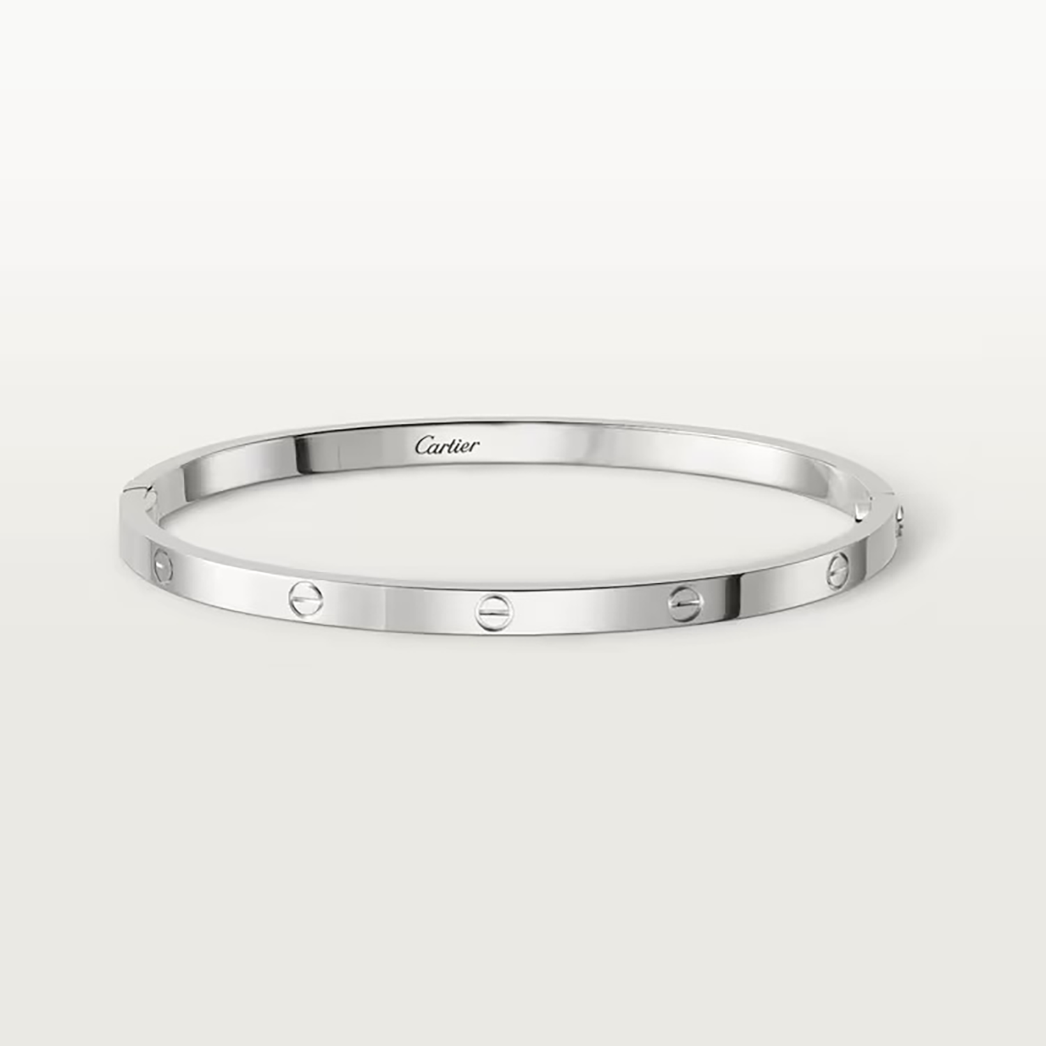 LOVE BRACELET SMALL MODEL, WHITE GOLD