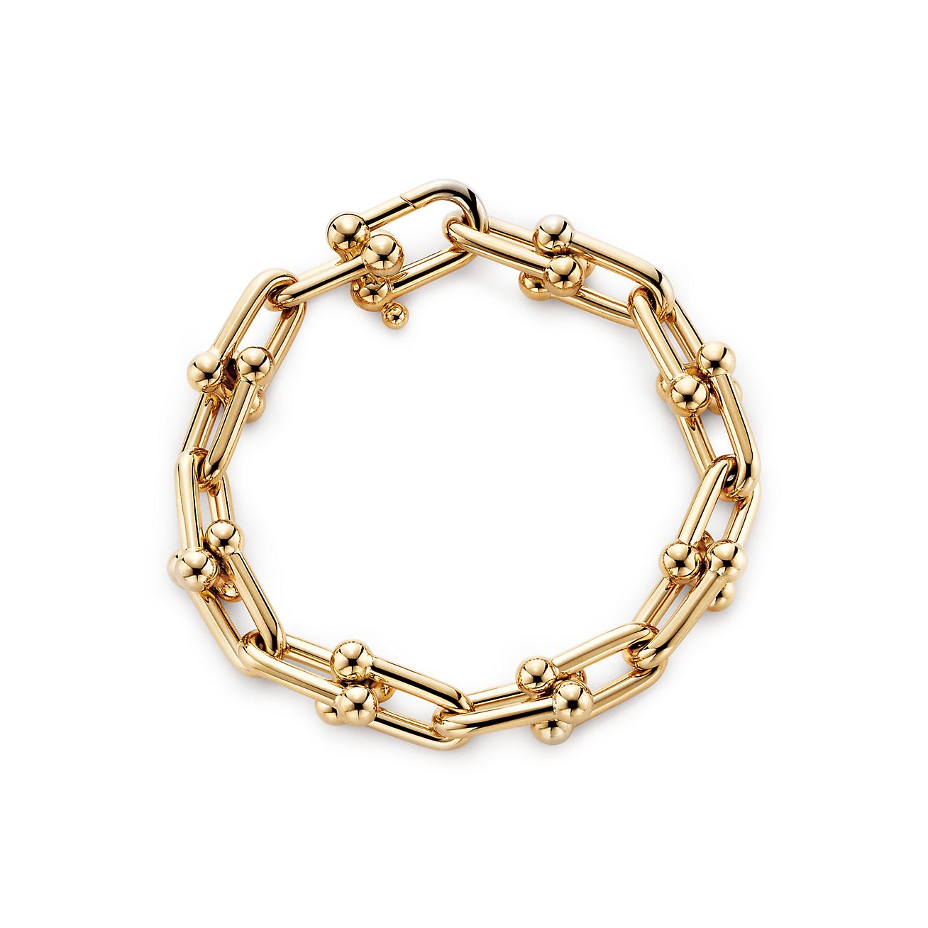 HARDWEAR LARGE LINK BRACELET, YELLOW GOLD