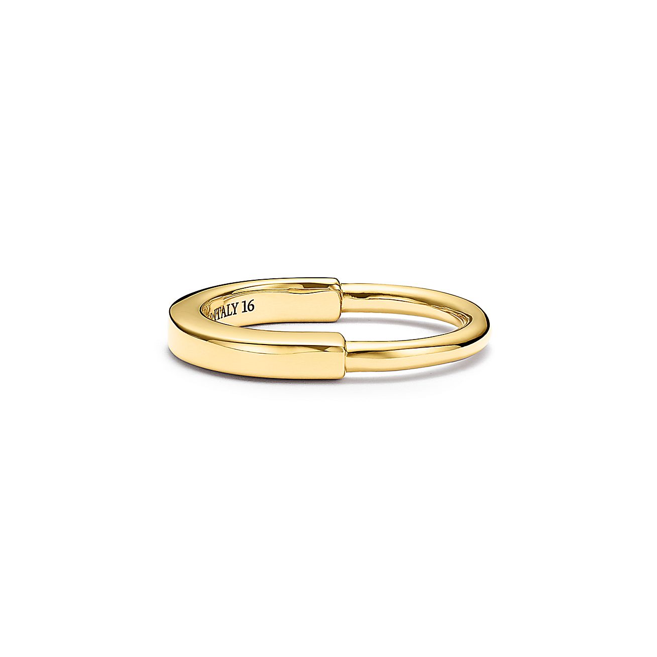 LOCK RING, YELLOW GOLD